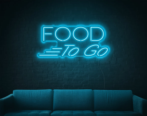 Food To Go LED Neon Sign