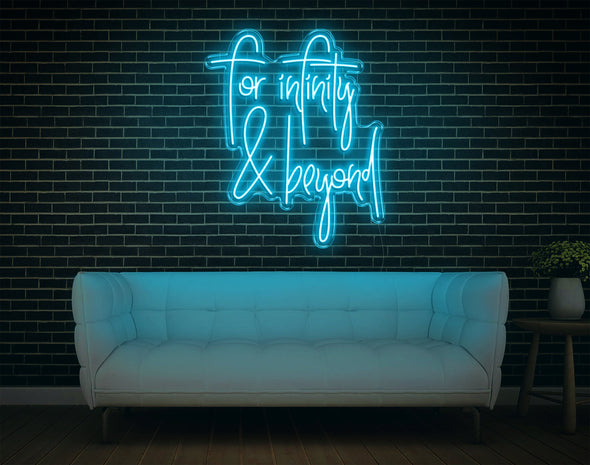 For Infinity And Beyond LED Neon Sign