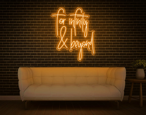 For Infinity And Beyond LED Neon Sign