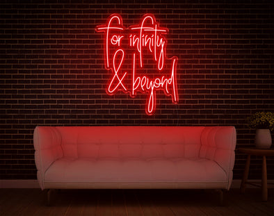 For Infinity And Beyond LED Neon Sign