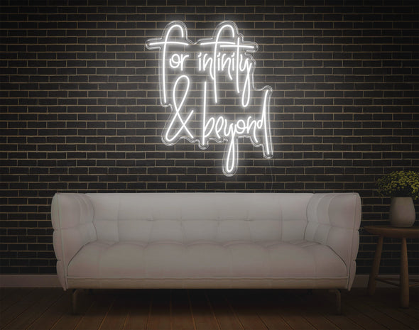 For Infinity And Beyond LED Neon Sign