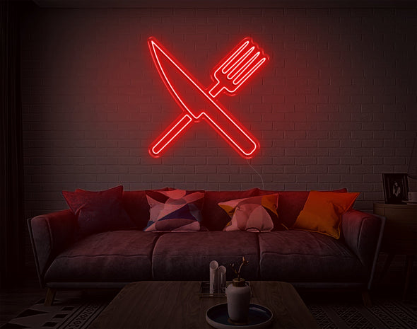 Fork And Knife LED Neon Sign