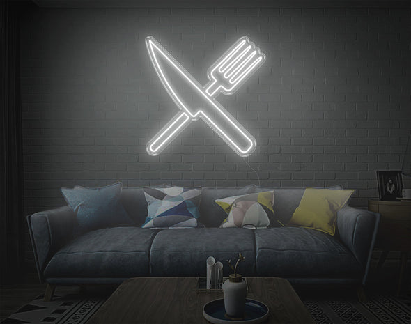 Fork And Knife LED Neon Sign