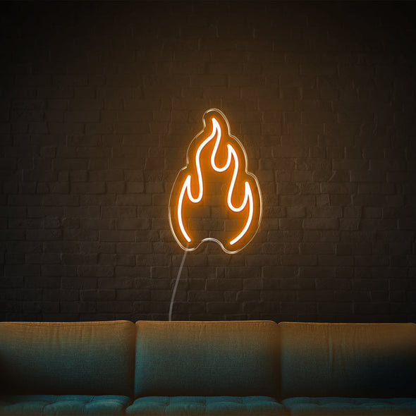 Fire LED Neon Sign