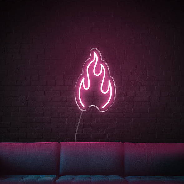 Fire LED Neon Sign