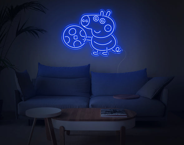 George Pig LED Neon Sign