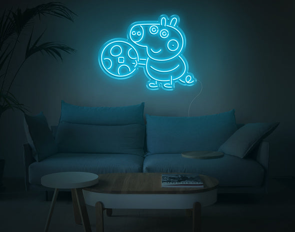 George Pig LED Neon Sign