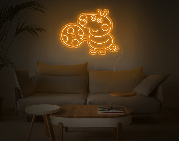 George Pig LED Neon Sign