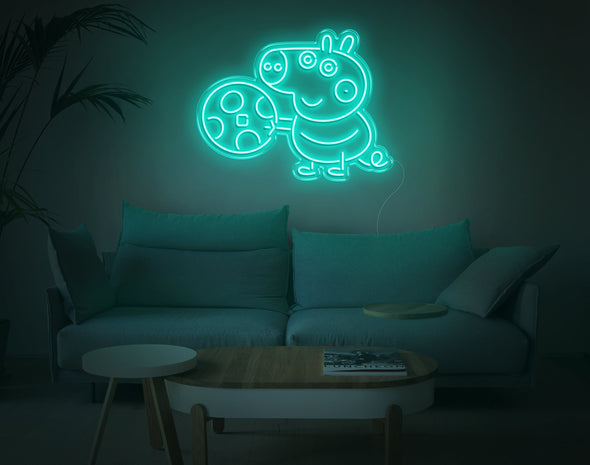 George Pig LED Neon Sign