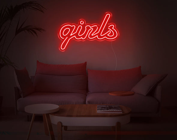 Girls LED Neon Sign