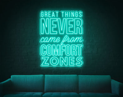Great Things LED Neon Sign