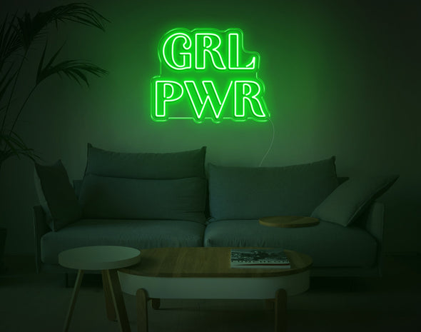 Grl Pwr LED Neon Sign