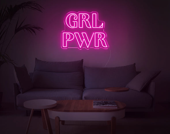Grl Pwr LED Neon Sign