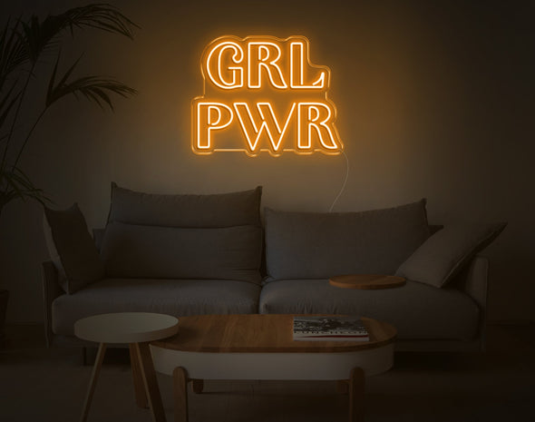 Grl Pwr LED Neon Sign