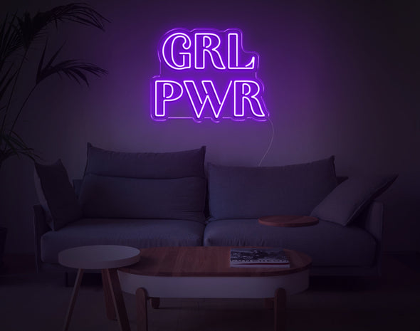 Grl Pwr LED Neon Sign