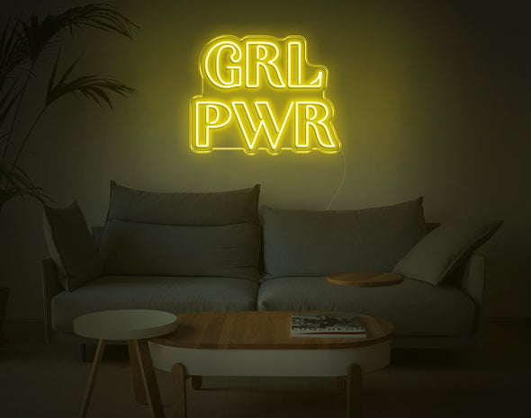 Grl Pwr LED Neon Sign