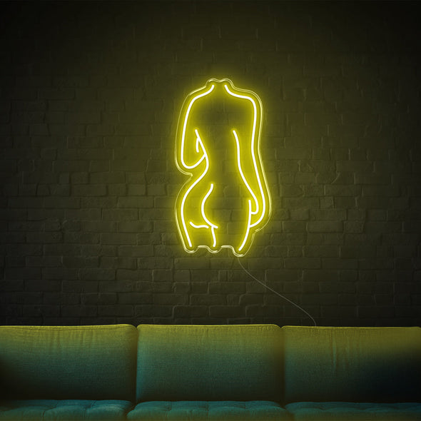 Lady Back LED Neon Sign