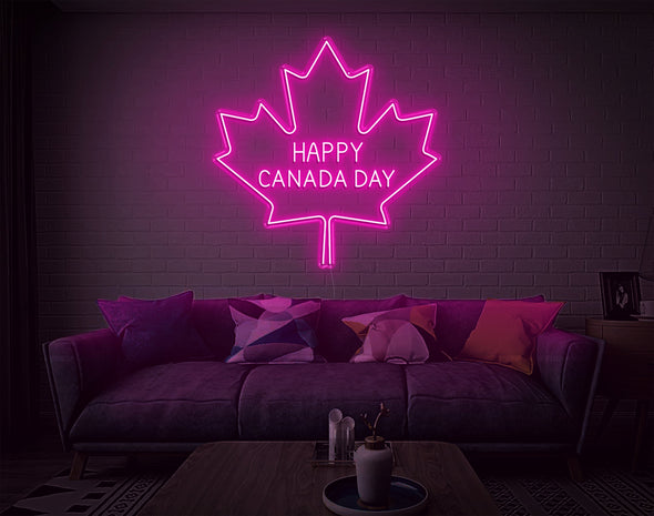 Happy Canada Day LED Neon Sign
