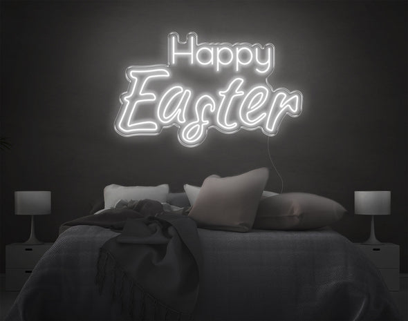Happy Easter V2 LED Neon Sign
