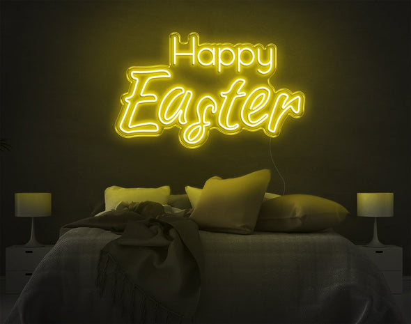 Happy Easter V2 LED Neon Sign
