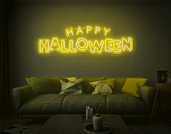 Happy Halloween V2 LED Neon Sign