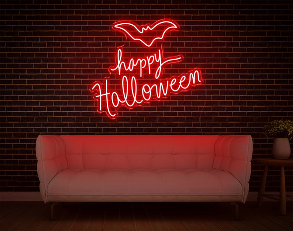 Happy Halloween V3 LED Neon Sign