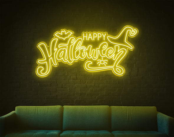 Happy Halloween LED Neon Sign