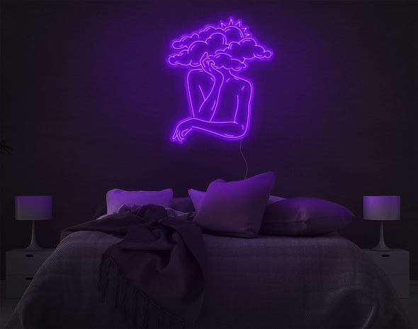 Head In Clouds LED Neon Sign