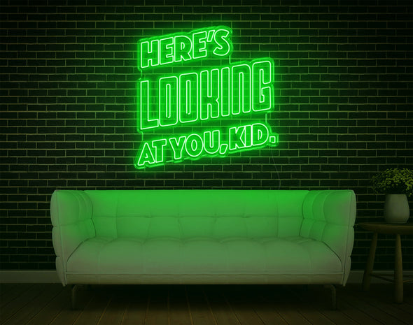 Here'S Looking At You, Kid LED Neon Sign