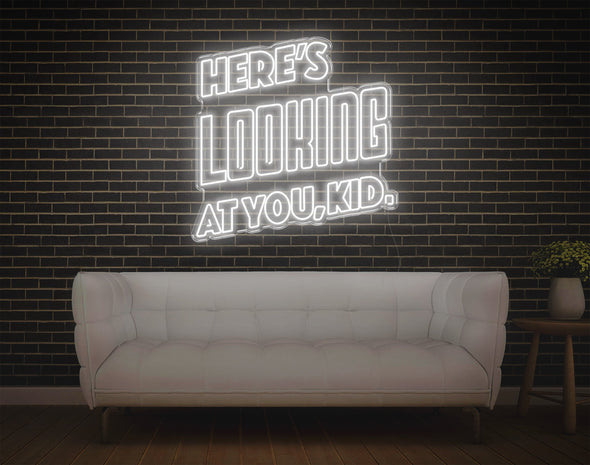 Here'S Looking At You, Kid LED Neon Sign