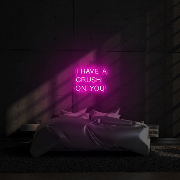 I have a crush on you LED Neon Sign