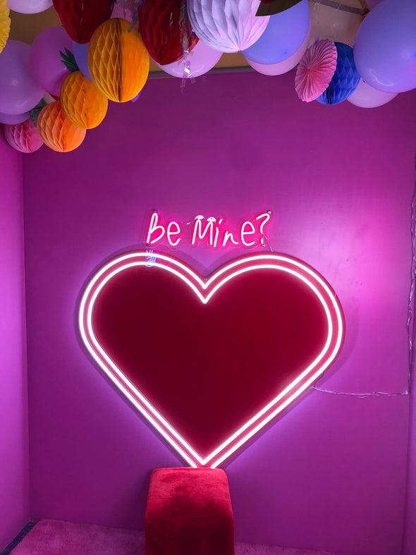 Big Red Heart LED sign