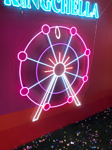 Ferris Wheel LED Neon Sign