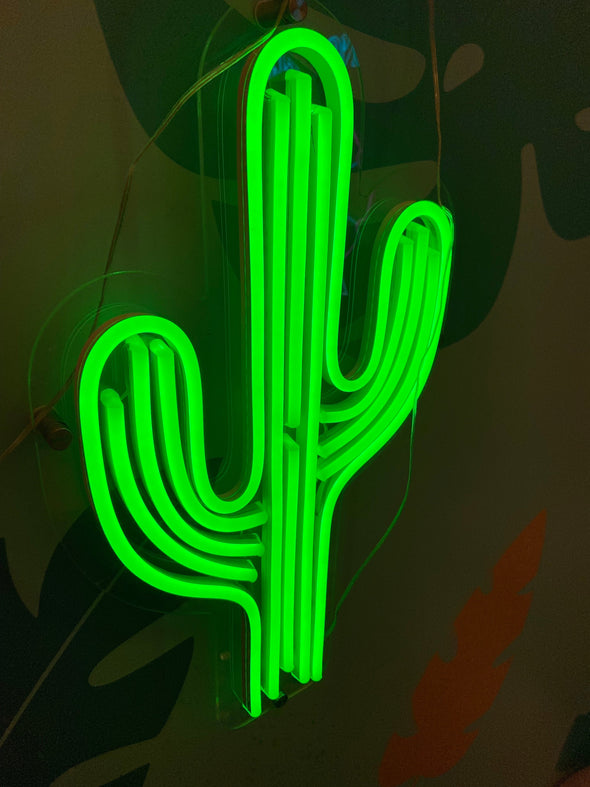 Cactus LED neon sign