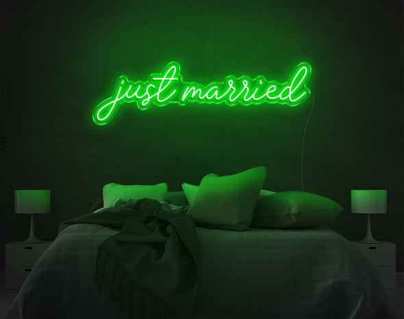 Just Married LED Neon Sign