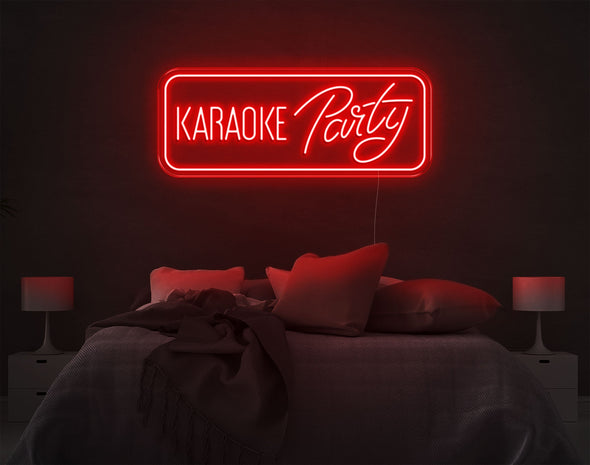 Karaoke Party LED Neon Sign