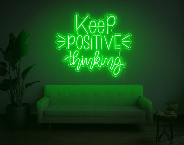 Keep Positive Thinking LED Neon Sign