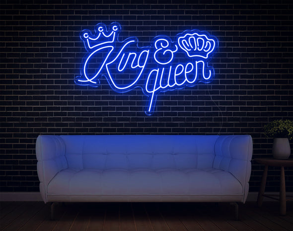 King & Queen LED Neon Sign