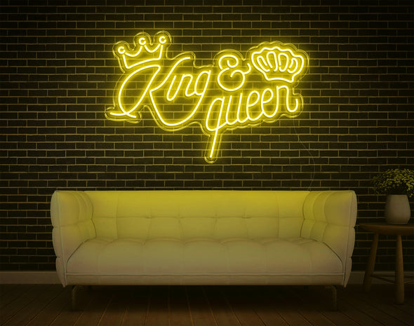 King & Queen LED Neon Sign