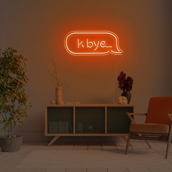 K Bye.. LED Neon Sign