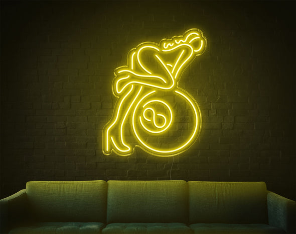 Lady Billiard LED Neon Sign