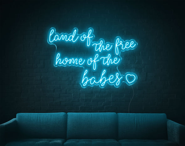 Land Of The Free LED Neon Sign