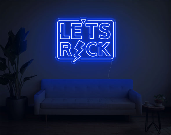 Let's Ricks LED Neon Sign