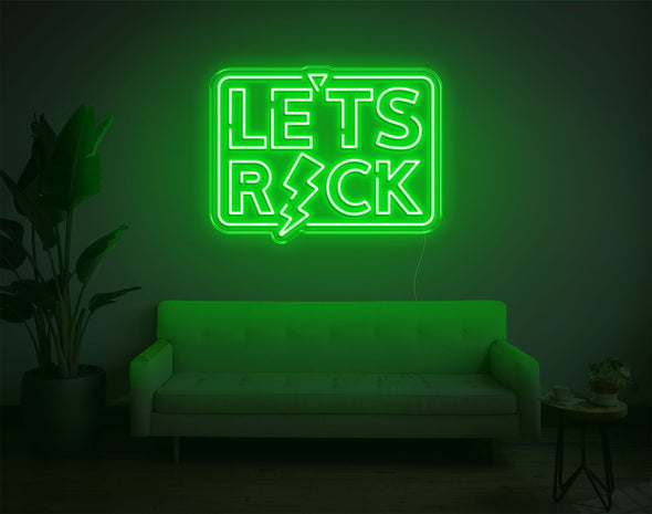 Let's Ricks LED Neon Sign