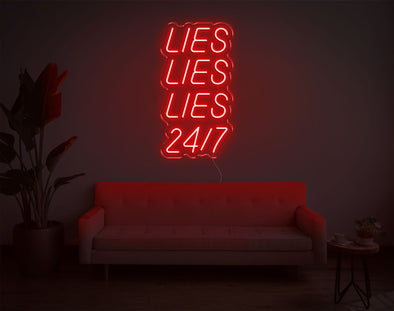 Lies Lies Lies LED Neon Sign