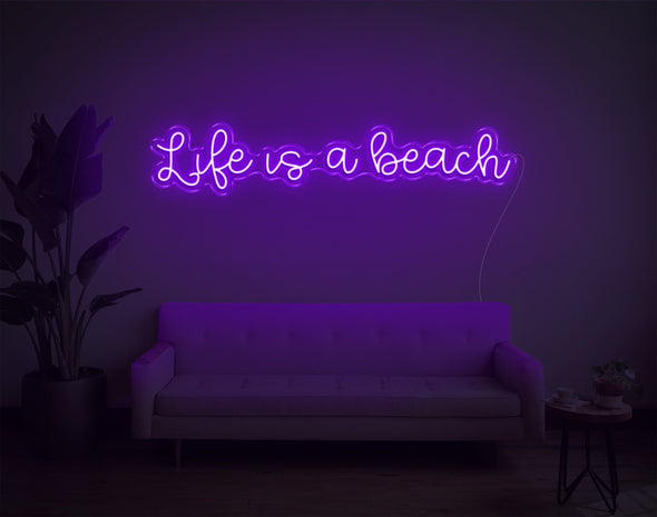 Life is a beach LED Neon Sign