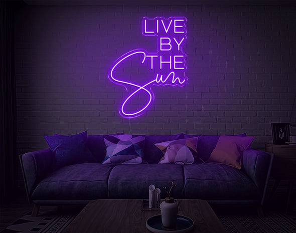 Live By The Sun LED Neon Sign
