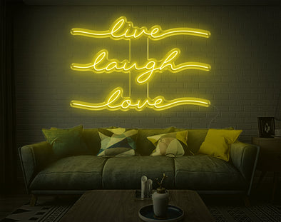 Live Laugh Love LED Neon Sign