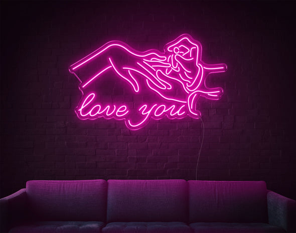Love You Engage LED Neon Sign