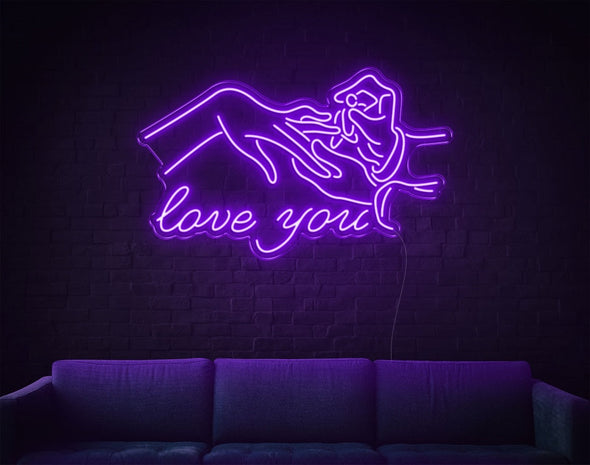 Love You Engage LED Neon Sign